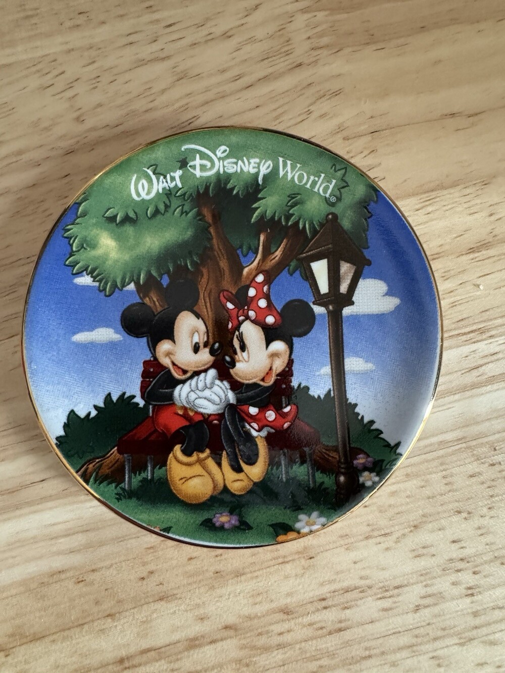 Disney Decorative Plate Mickey Mouse Minnie Mouse Disney Franchise Theme